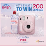 Sorteo por compra Evian 200 cámaras Fujifilm