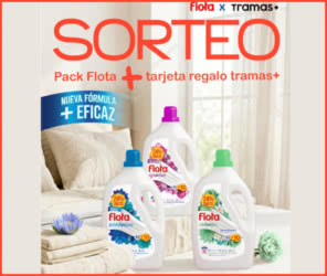 Sorteo 10 premios detergentes Flota y tarjeta regalo Trama+