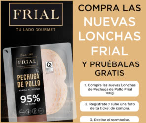 Promoción reembolsos lonchas de pollo Frial