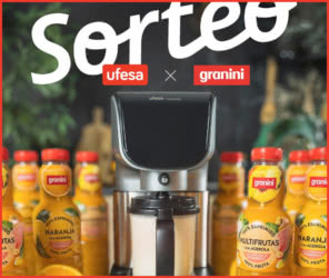 Sorteo Instagram Granini y Ufesa heladera lote de bebidas