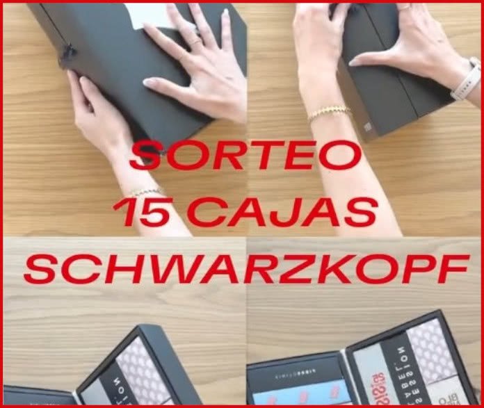 Sorteo 15 cajas Schwarzkopf