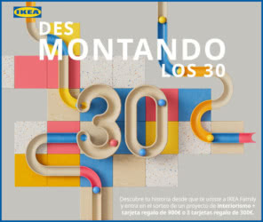 Sorteo Ikea tarjeta regalo de 900 € + proyecto de interiorismo