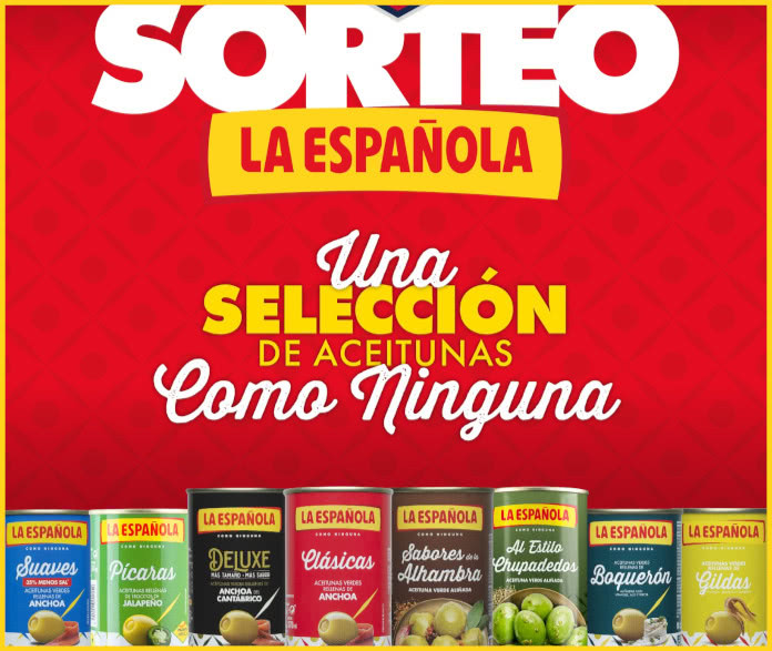 Sorteo Instagram La Española pack de aceitunas