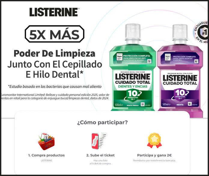 Reembolso Listerine
