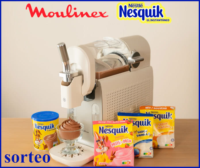 Sorteo Instagram heladera Moulinex y lote Nesquik
