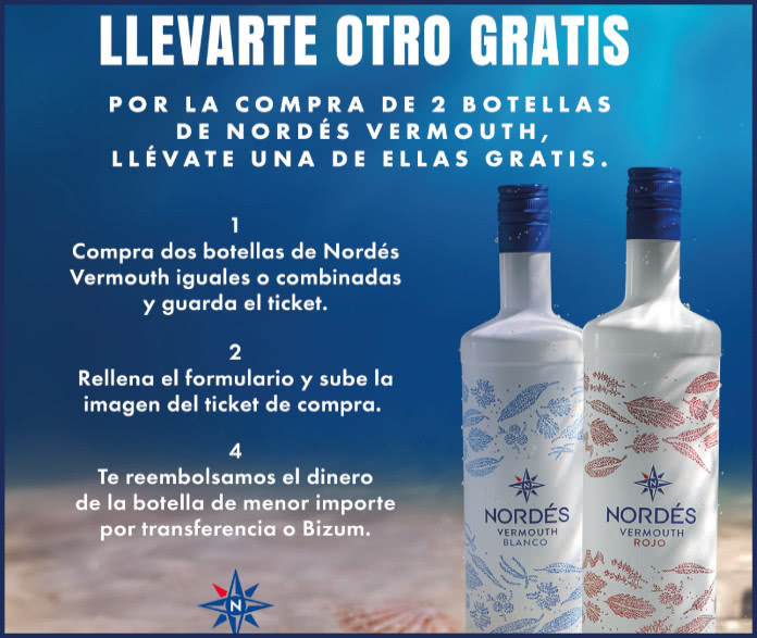 Promoción 2 x 1 Nordés Vermouth