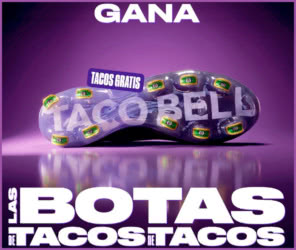 Sorteo Instagram botas de fútbol + un año de tacos Taco Bell