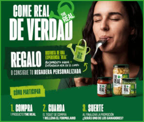 Sorteo por compra The Real Green Food