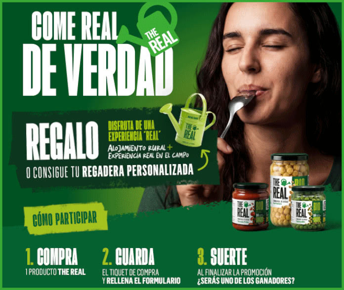 Sorteo por compra The Real Green Food