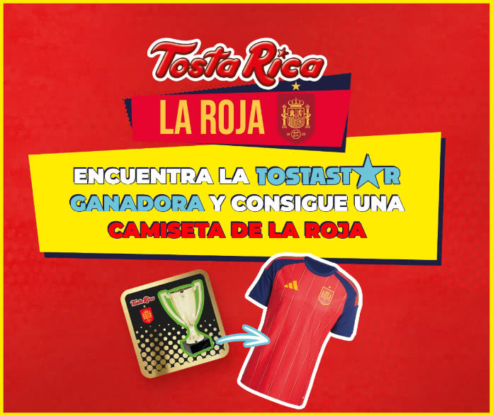 Sorteo por compra Tosta Rica 60 camisetas La Roja