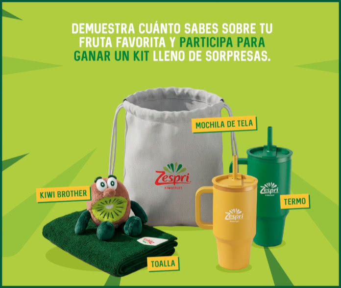 Sorteo Instagram Zespri 5 kits merchandising