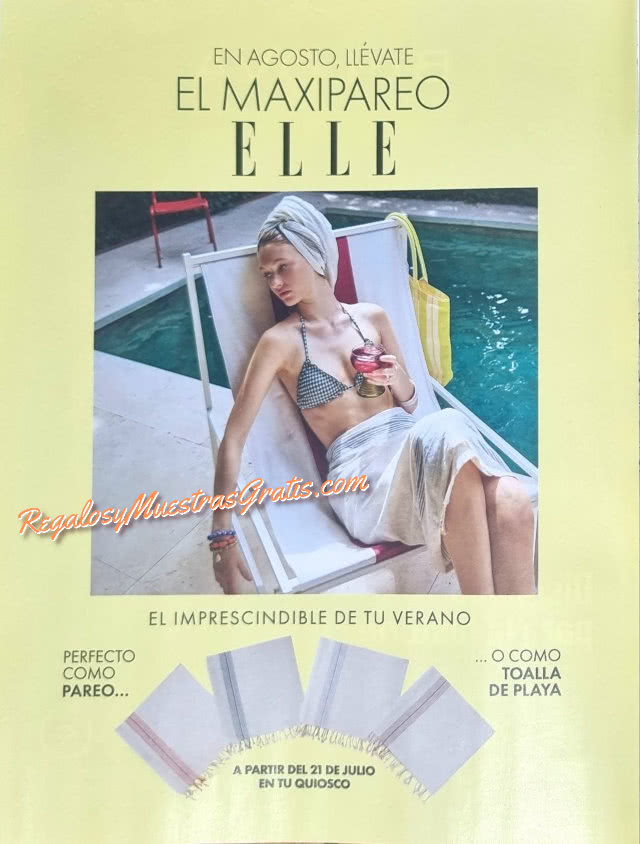 Avance Regalos Revistas Agosto 2026 Elle