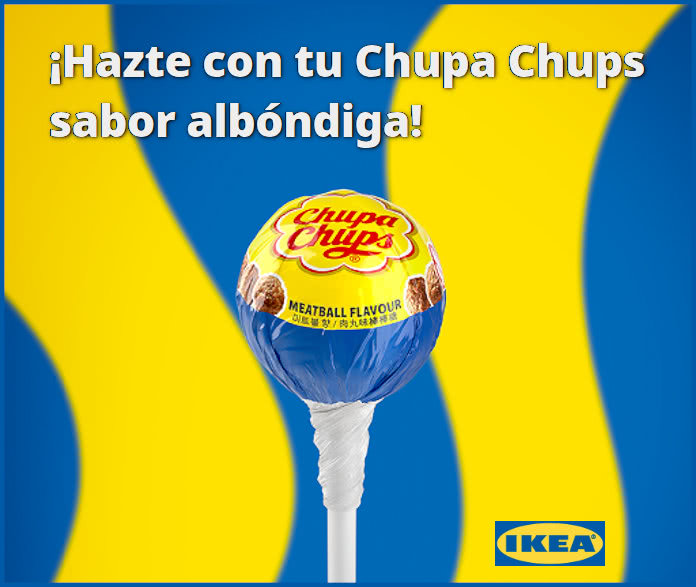 Gratis Ikea Chupa Chups Sabor Albóndiga