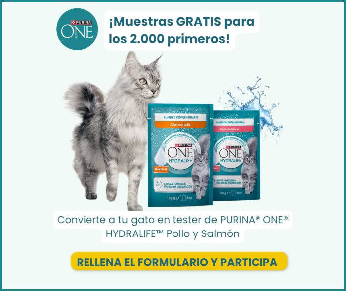 Muestras Gratis Wamiz Purina 2000 Hydralife Salmón y Pollo