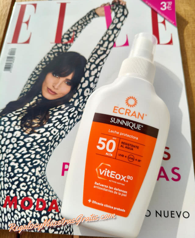 Regalos Revistas Agosto 2026 Elle Pocket Crema Solar