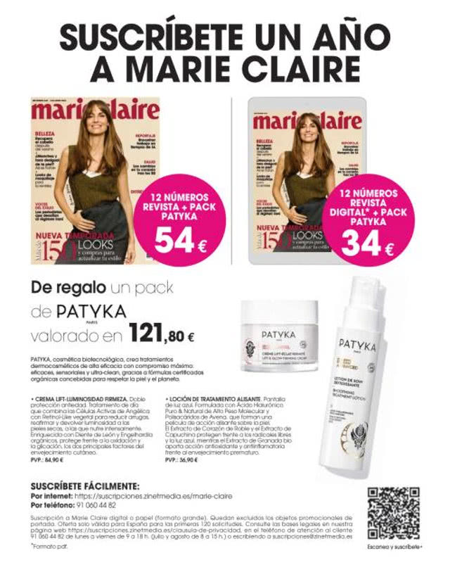 Regalos Suscripcion Revistas Marie Claire Septiembre 2026