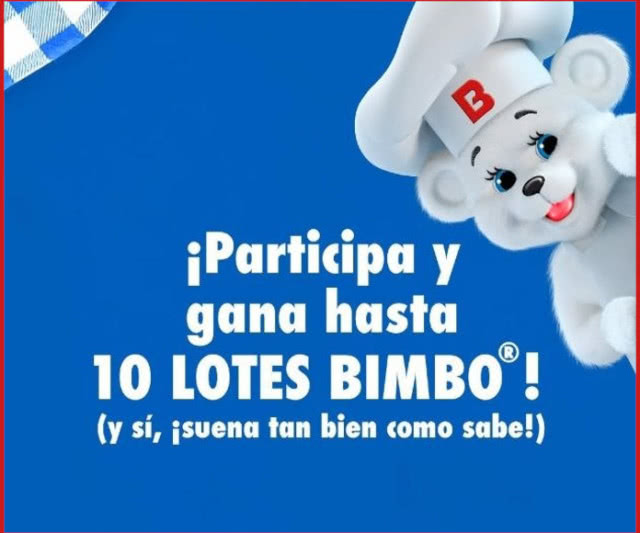 Sorteo Bimbo 10 Lotes