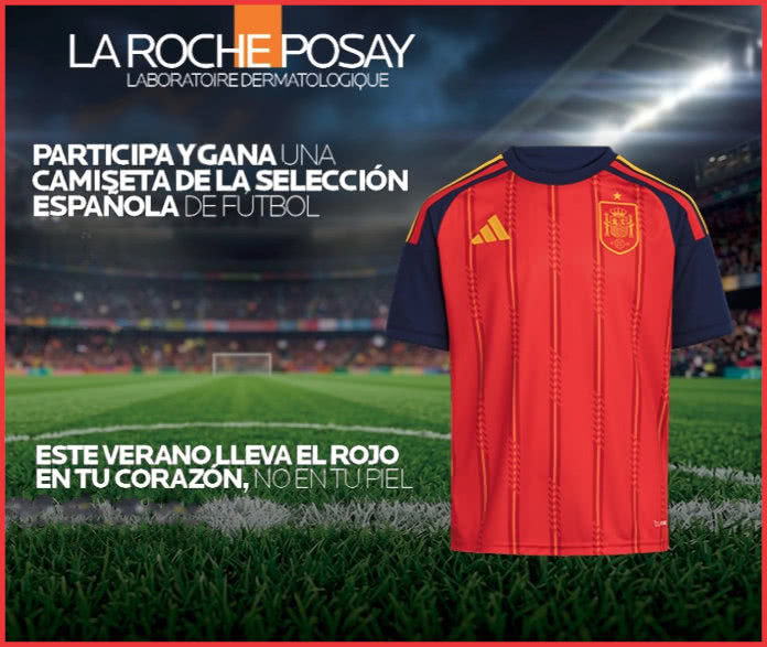 Sorteo La Roche Posay Camiseta Selección Española