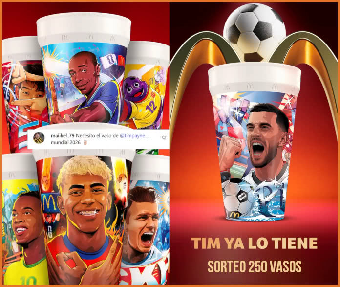 Sorteo Mcdonalds 250 Vasos Mundial