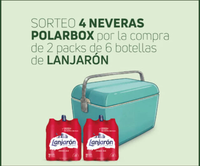 Sorteo Por Compra Coviran Lanjaron 4 Neveras Polarbox