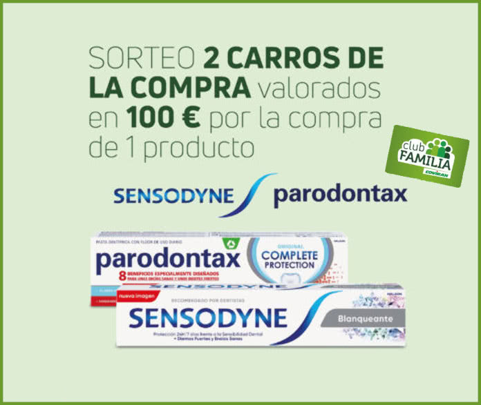 Sorteo Por Compra Coviran Parodontax Sensodyne 2 Carros Compra