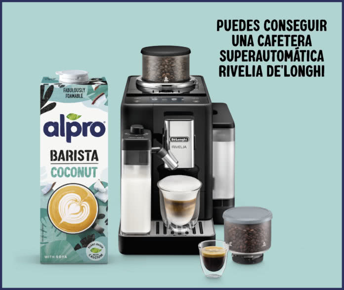 Sorteo Por Compra DeLonghi Alpro Cafetera Rivelia Onyx Black