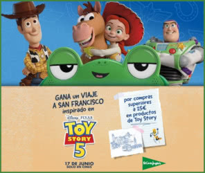 Sorteo Por Compra El Corte Ingles Viaje San Francisco Toy Story
