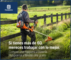 Sorteo Por Compra Husqvarna 10 Herramientas a Batería