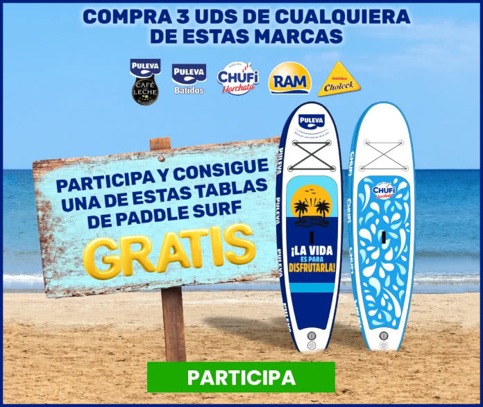 Sorteo Por Compra Puleva Tablas Paddle Surf
