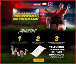 Sorteo Por Compra Tu Casa Club Loctite Pattex Tangit Mundial Futbol