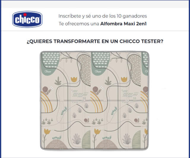 Tester Chicco 10 Alfombras Maxi 2en1