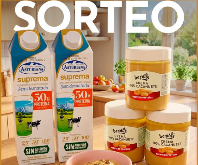 Sorteo Instagram Central Lechera y Be Plus