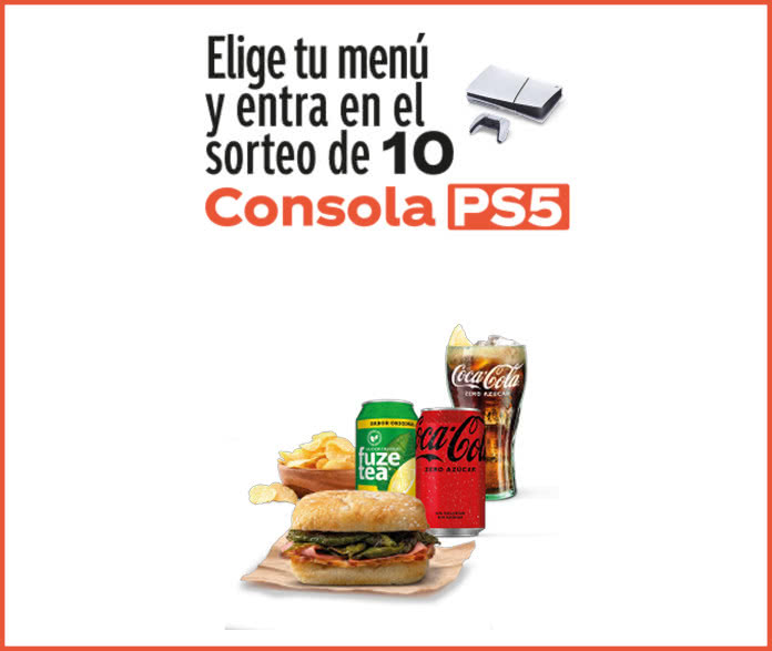 Sorteo Coca-Cola 10 PS 5
