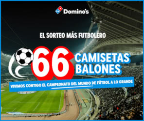 Sorteo por compra Dominos Pizza