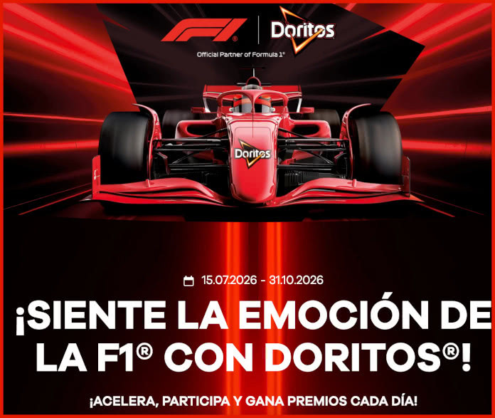 Sorteo Por Compra Doritos Formula 1