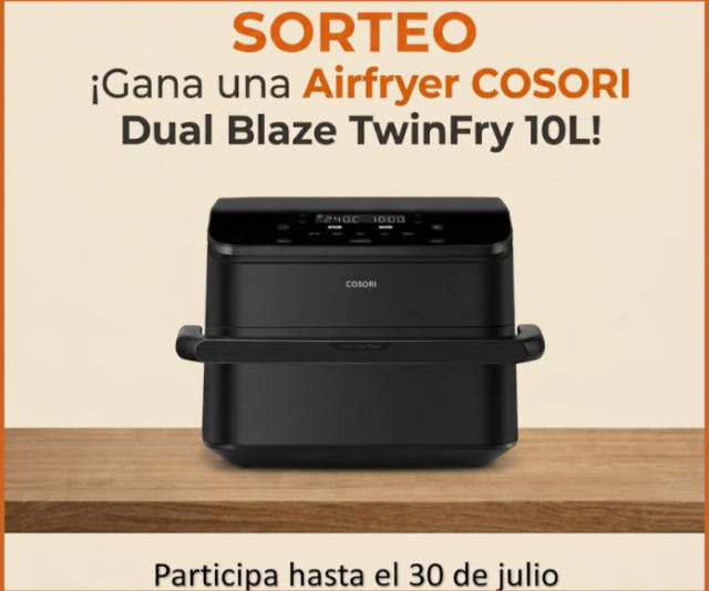 Sorteo Gastronosfera Freidora de Aire Cosori