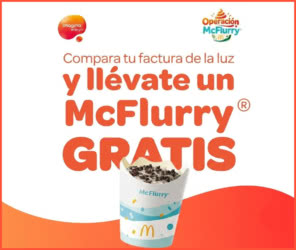 Promoción Helado McFlurry Gratis Imagina