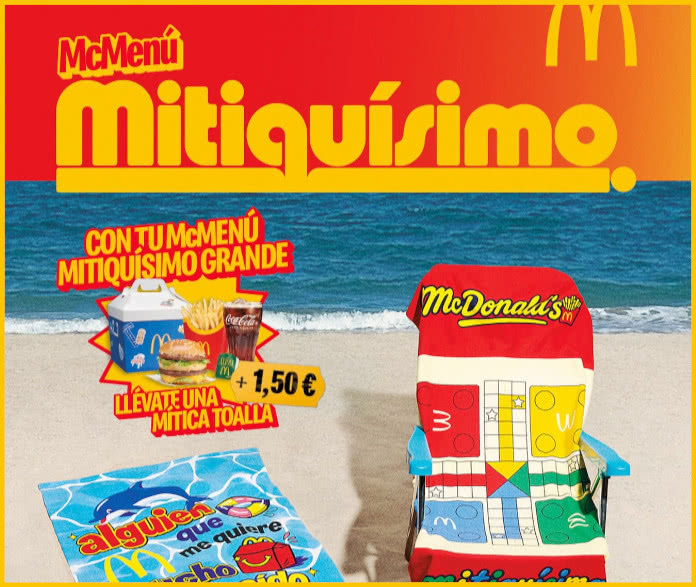 Promoción Toallas McDonalds