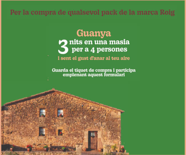 Sorteo por compra Ous Roig