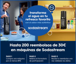 Promoción Reembolsos Sodastream