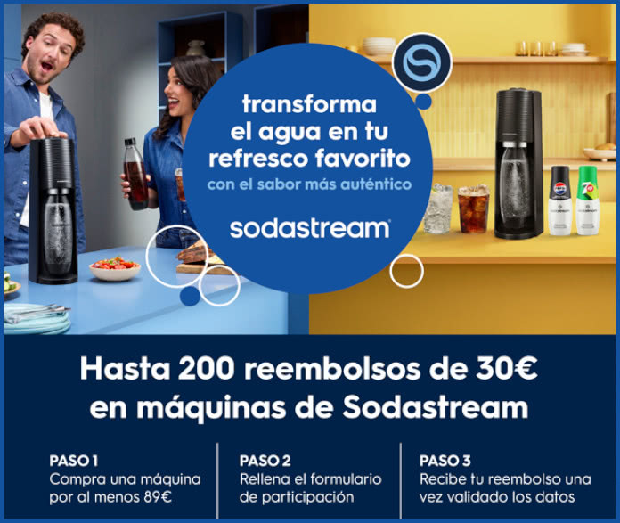 Promoción Reembolsos Sodastream