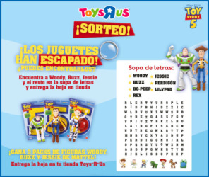Sorteo Toys"R"Us Toy Story