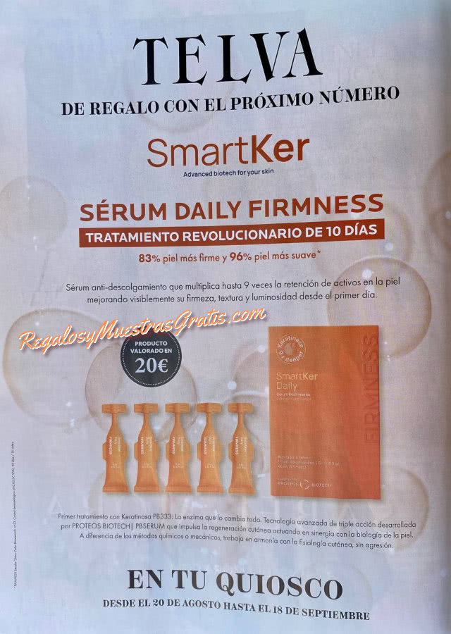Avance Regalos Revistas Septiembre 2026 Telva