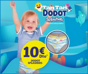 Cupones Descuento Dodot Splashers 10 Euros
