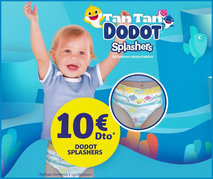 Cupones Descuento Dodot Splashers 10 Euros