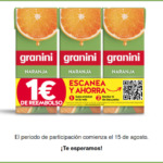Reembolso Granini Naranja 1 Euro