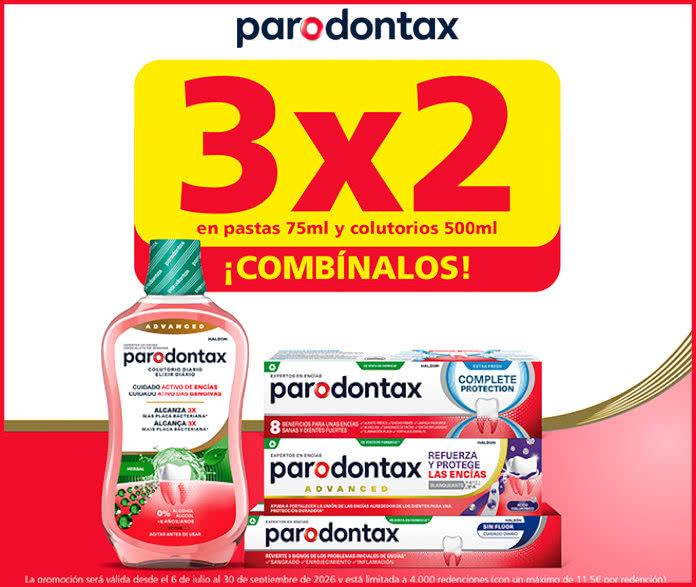 Reembolso Parodontax 3x2