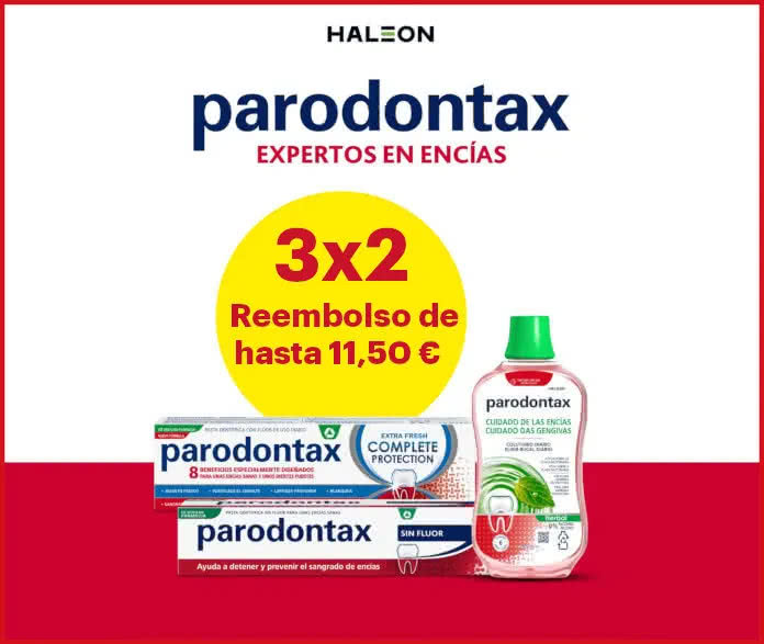 Reembolso Parodontax 3x2 Hasta Casi 12 Euros