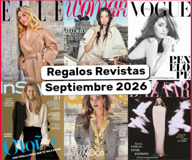 Regalos Revistas Septiembre 2026