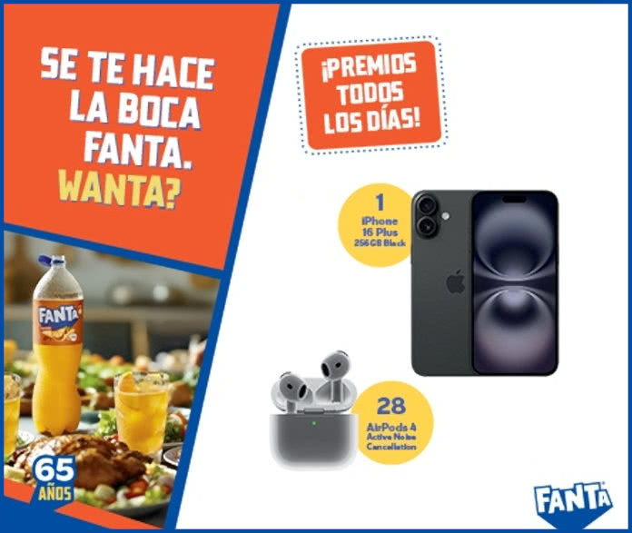Sorteo Por Compra Fanta Wanta Iphones Airpods